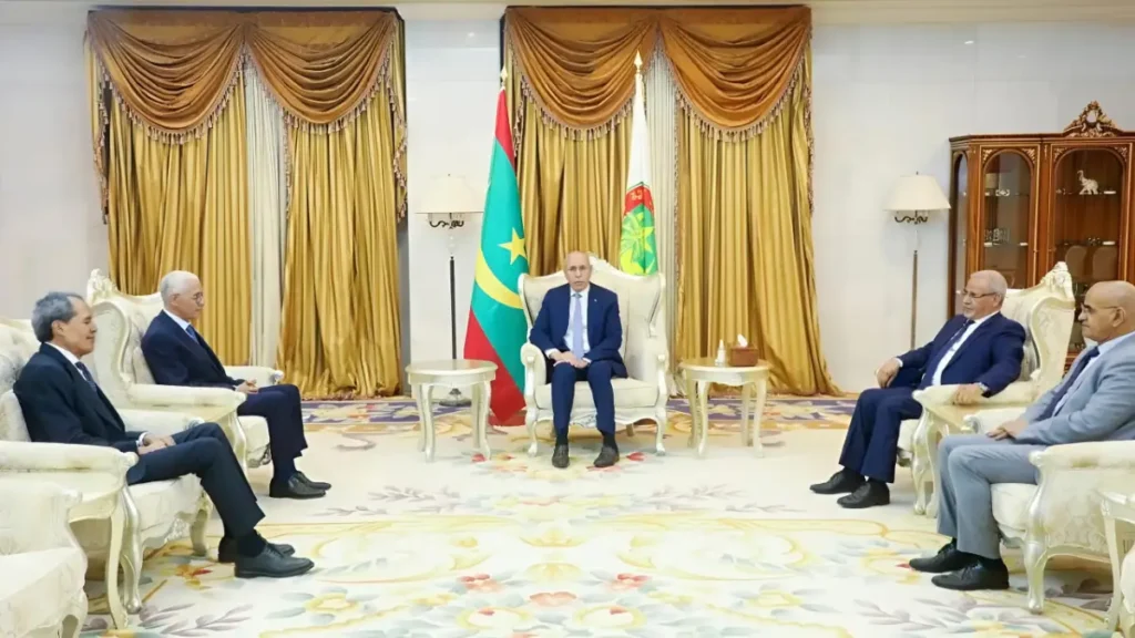 الرئيس الموريتاني يستقبل رئيس مجلس النواب المغربي في لقاء دبلوماسي هام